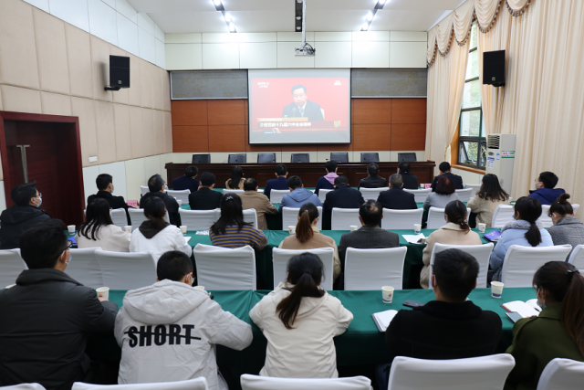 市审计局集中传达学习党的十九届六中全会精神